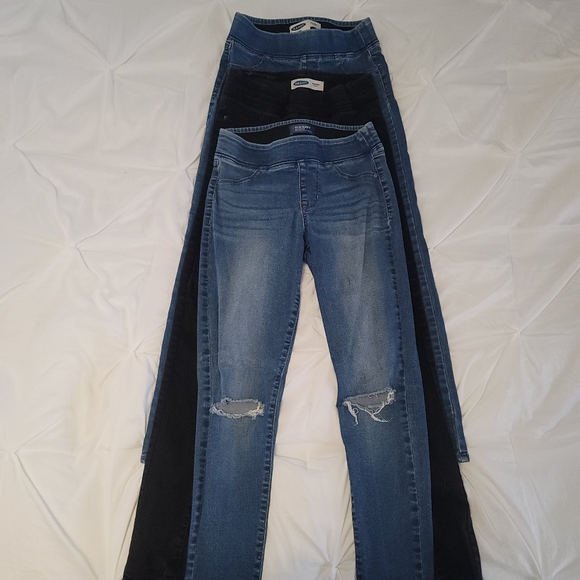 3 pairs of Old Navy Rockstar Jeggings - Picture 1 of 4